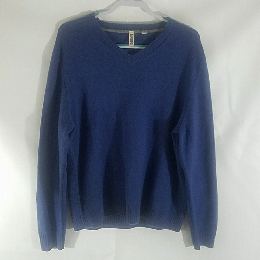 C/89men Mens XL Blue Wool Sweater